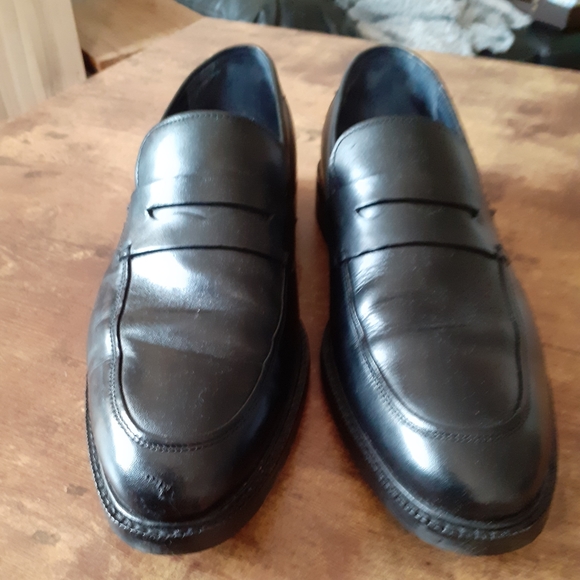 Cole Haan Men\'s black leather dress loafers main image 5